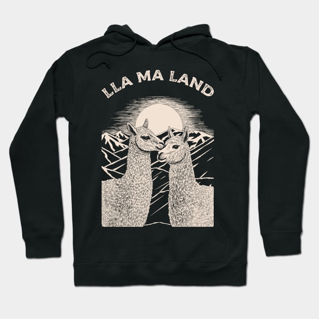 Llama Land Hoodie by Yopi